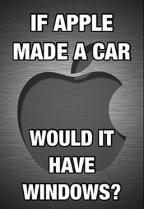 If Apple made a car, would it have windows?